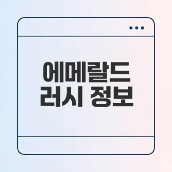 동키콩 에메랄드 러시의 모든 것