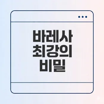 바레사 캐릭터 완벽 분석과 활용법